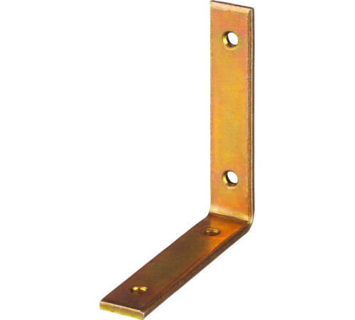 ЗУБР УМ-4.0, 100 x 100 x 20 x 4 мм, желтый цинк, узкий мебельный уголок (31031-100) купить  в Сочи