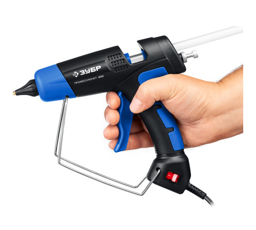 ЗУБР 200, d 11 мм, 20 г/мин, электрический термоклеевой пистолет, Профессионал (06852-11) купить  в Сочи