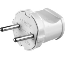 STAYER MAXElectro, белая, 6 А/220 В, 1300 Вт, прямая вилка (55150-W)