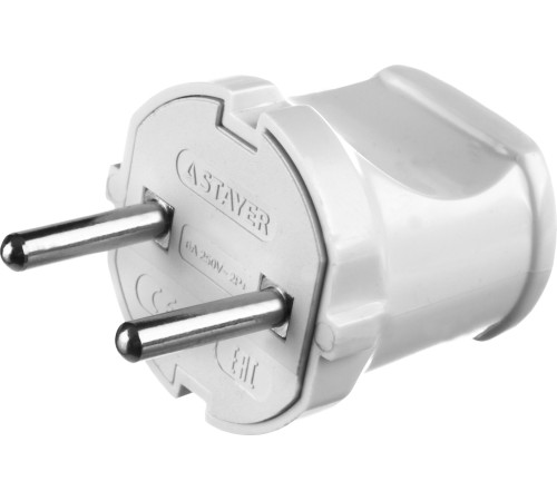 STAYER MAXElectro, белая, 6 А/220 В, 1300 Вт, прямая вилка (55150-W) купить  в Сочи