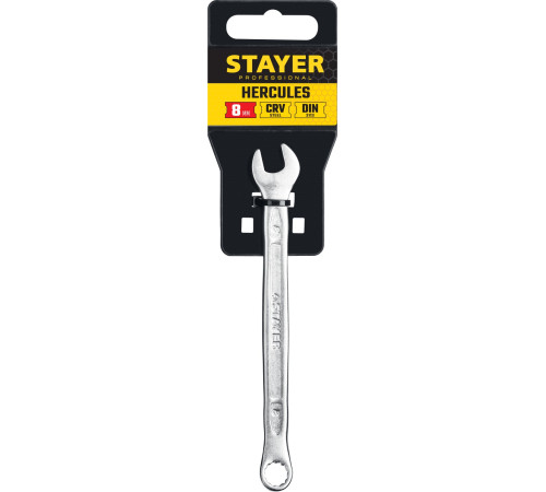 STAYER HERCULES, 8 мм, комбинированный гаечный ключ, Professional (27081-08) купить в Сочи STAYER HERCULES, 8 мм, комбинированный гаечный ключ, Professional (27081-08) купить в Сочи