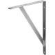 STAYER 400 х 280 х 30 х 4 мм, оцинкованный, усиленный уголок-кронштейн (37423-5) купить в Сочи