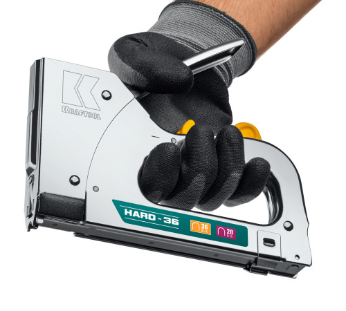 KRAFTOOL EXTREM 36, тип 36 (L) калибр 20GA (10 - 14 мм)/28, кабельный рессорный степлер (3186) купить  в Сочи