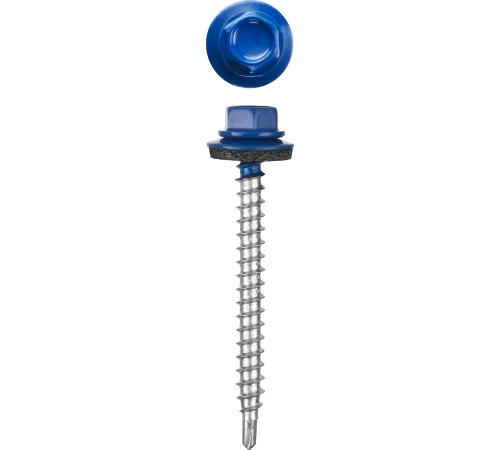 Саморезы СКД кровельные, RAL 5005 синий насыщенный, 35 x 4.8 мм, 380 шт, для деревянной обрешетки, STAYER купить  в Сочи Саморезы СКД кровельные, RAL 5005 синий насыщенный, 35 x 4.8 мм, 380 шт, для деревянной обрешетки, STAYER купить  в Сочи