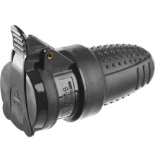 ЗУБР IP44, 16 A/220 В, обрезиненная розетка, Профессионал (55187-B)