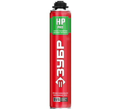 ЗУБР PRO HP, 800 мл, пистолетная, с низким расширением, выход до 50л, монтажная пена (41148) купить в Сочи ЗУБР PRO HP, 800 мл, пистолетная, с низким расширением, выход до 50л, монтажная пена (41148) купить в Сочи