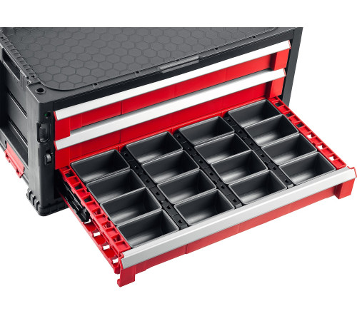 KETER DRAWER-3, 562 х 289 х 262 мм, (22″), ящик с 3 выдвижными полками (38381-3) купить  в Сочи