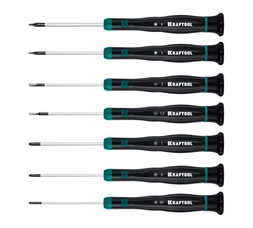KRAFTOOL Precision 7, 7 предм., Набор отверток (25686) купить  в Сочи