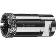 ЗУБР АВК, d 29 мм, (М14, 15 мм кромка), вакуумная алмазная коронка, Профессионал (29865-29)