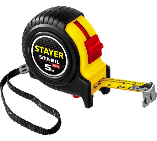STAYER Stabil, 5 м х 19 мм, рулетка, Professional (34131-05) купить  в Сочи