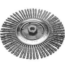 STAYER 200 мм, стальная проволока 0.5 мм, щетка дисковая для УШМ (35192-200)