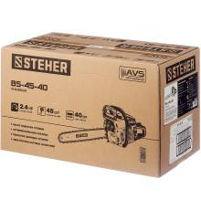 STEHER 45 см3, 40 см, бензопила (BS-45-40)