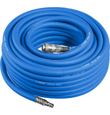 ЗУБР 15 м, 10 х 15 мм, 20 бар, воздушный шланг с фитингами рапид, Профессионал (6481-15)