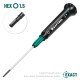 KRAFTOOL Precision, Hex1.5, отвертка для точных работ (25685-1.5) купить в Сочи