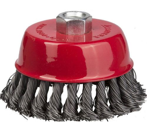 STAYER 65 мм, жгутированная стальная проволока 0.5 мм, чашечная щетка-крацовка для УШМ, Professional (35128-065) купить  в Сочи