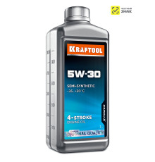 KRAFTOOL 5W-30, 1 л, зимнее полусинтетическое масло для 4-тактных двигателей (41514-1)