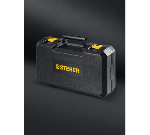 STEHER BOS-25 Duo, d125 / d150 мм, 2.5 мм, 350 Вт, бесщеточная орбитально-шлифовальная машина, кейс (BOS-25) купить  в Сочи