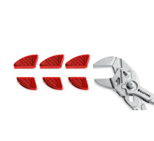 KRAFTOOL Vise-Wrench сменные защитные накладки на губки, для клещей 250 мм, набор из 3-х пар (22067-S3)