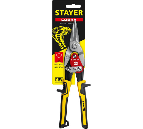 STAYER Cobra, 250 мм, прямые ножницы по металлу (23055-S) купить  в Сочи
