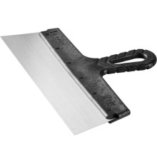 ЗУБР 300 мм, пластиковая ручка, стальной фасадный шпатель (10052-30)