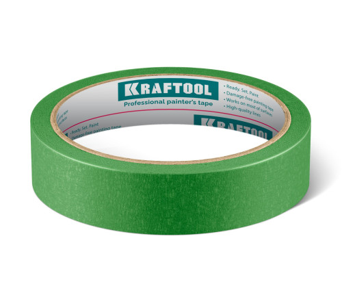 KRAFTOOL #300 Strong 25 мм х 30 м, для грубых и шероховатых поверхностей, малярная лента (12103-25) купить  в Сочи