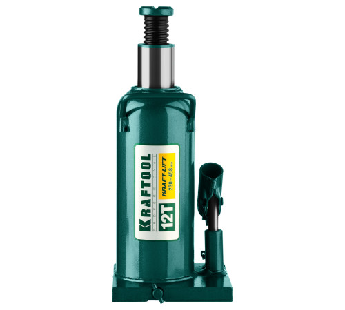KRAFTOOL KRAFT-LIFT, 12 т, 230 - 460 мм, бутылочный гидравлический домкрат (43462-12) купить  в Сочи