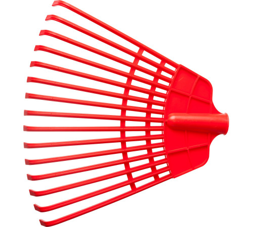 GRINDA GQ-15, 15 плоских зубцов размеры 350 х 40 х 310 мм, без черенка, первичный полиэтилен, веерные грабли (421879) купить  в Сочи