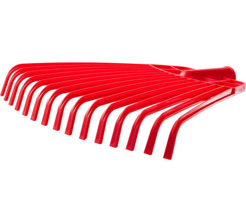 GRINDA GQ-15, 15 плоских зубцов размеры 350 х 40 х 310 мм, без черенка, первичный полиэтилен, веерные грабли (421879) купить  в Сочи