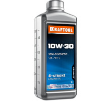 KRAFTOOL 10W-30, 1 л, полусинтетическое масло для 4-тактных двигателей (41510-1)