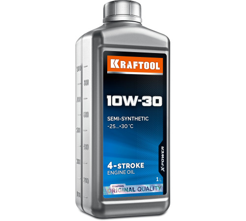 KRAFTOOL 10W-30, 1 л, полусинтетическое масло для 4-тактных двигателей (41510-1) купить в Сочи KRAFTOOL 10W-30, 1 л, полусинтетическое масло для 4-тактных двигателей (41510-1) купить в Сочи