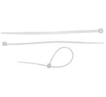 ЗУБР КС-Б2, 2.5 x 150 мм, нейлон РА66, 50 шт, белые, кабельные стяжки, Профессионал (4-309017-25-150)
