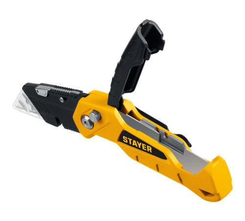 STAYER Hercules-А24, универсальный металлический нож с трапециевидным лезвием (0946) купить  в Сочи