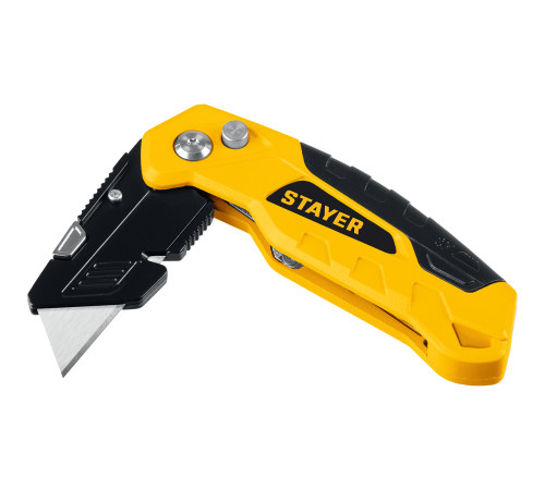 STAYER Hercules-А24, универсальный металлический нож с трапециевидным лезвием (0946) купить  в Сочи