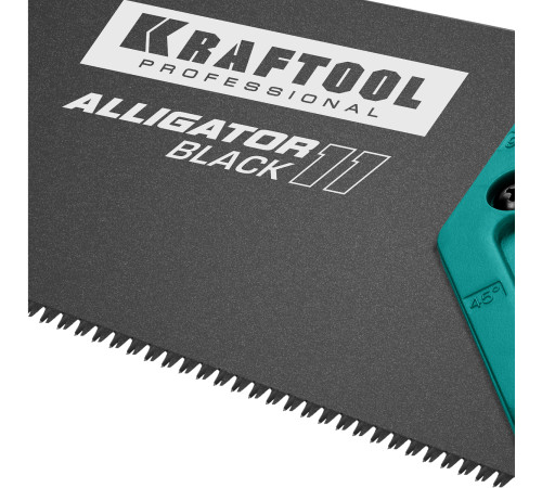 KRAFTOOL Alligator Black 11, 550 мм, ножовка для точного реза (15205-55) купить  в Сочи