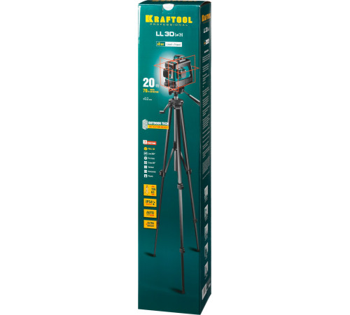 KRAFTOOL LL 3D #3, лазерный нивелир (34640-3) купить в Сочи KRAFTOOL LL 3D #3, лазерный нивелир (34640-3) купить в Сочи