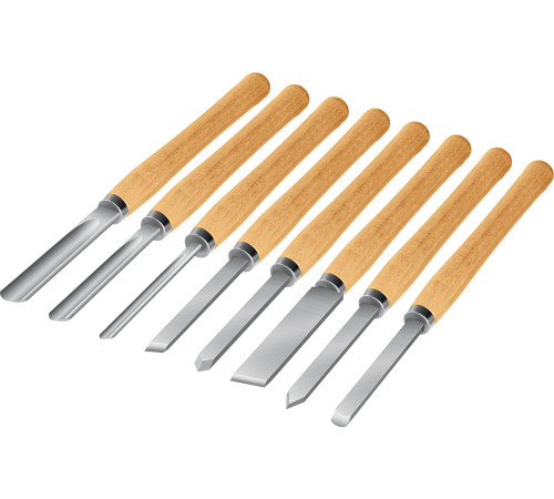 STAYER Wood Master, 8 предм., набор ручных резцов по дереву, Professional (1836) купить  в Сочи