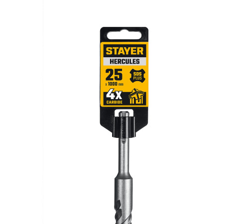 STAYER HERCULES-4Х 25x1000 мм, SDS-plus бур (29290-1000-25) купить в Сочи STAYER HERCULES-4Х 25x1000 мм, SDS-plus бур (29290-1000-25) купить в Сочи