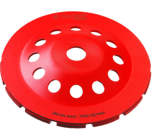 ЗУБР d 180 мм, двухрядная алмазная шлифовальная чашка (33376-180) купить  в Сочи