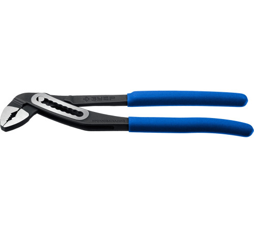 ЗУБР Профи 250 мм, захват 60 мм, CrV, переставные клещи с широким зевом (2244-25) купить  в Сочи