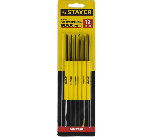 STAYER MAXTerm, 12 в 1, набор радиомонтажника (55338-H12) купить в Сочи STAYER MAXTerm, 12 в 1, набор радиомонтажника (55338-H12) купить в Сочи