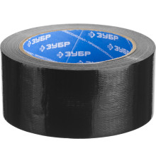 ЗУБР 48 мм, 25 м, черная, на тканевой основе, универсальная армированная лента, Профессионал (12096-50-25)