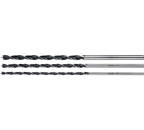 STAYER Maxdrill, 3 шт: 6-8-10 х 300 мм, набор сверл спиральных по дереву (2943-300-H3) купить в Сочи STAYER Maxdrill, 3 шт: 6-8-10 х 300 мм, набор сверл спиральных по дереву (2943-300-H3) купить в Сочи