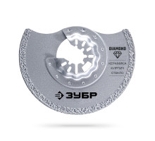 ЗУБР DIAMOND 85x2.2 мм полотно дисковое с алмазным зерном Р40: керамика, мрамор, стекло, кирпич (15584-85)