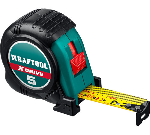 KRAFTOOL X-Drive, 5 м х 25 мм, рулетка (34122-05-25) купить  в Сочи