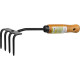 GRINDA ProLine 64х100х270 мм, 4-х зубые, деревянная ручка, садовые грабли (421515) купить в Сочи