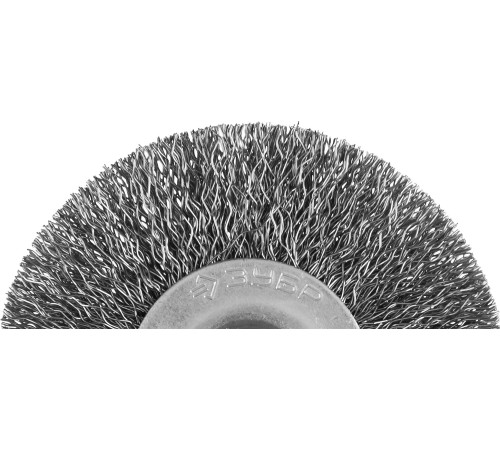 ЗУБР 38 мм, витая, стальная проволока 0.3 мм, щетка дисковая для дрели, Профессионал (35198-038) купить  в Сочи