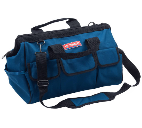 ЗУБР 42 см, сумка для инструментов с 17 карманами (38645-17) купить  в Сочи