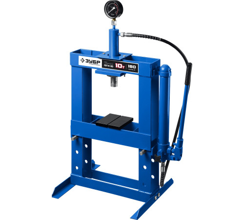 ЗУБР ПГН-10, 10 т, гидравлический пресс с гидронасосом и манометром, Профессионал (43072-10) купить  в Сочи