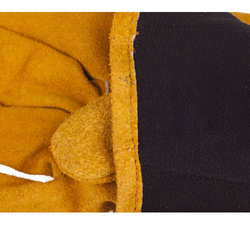 ЗУБР ЭКСПЕРТ утепленные 350 мм, XL (10), спилковые, для сварки и тяжелых механических работ, термостойкие краги, Профессионал (11335-XL) купить  в Сочи