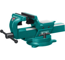 KRAFTOOL FORGE--155/200, с регулировкой компенсации люфта, кованые стальные тиски (32700-200) KRAFTOOL FORGE--155/200, с регулировкой компенсации люфта, кованые стальные тиски (32700-200)